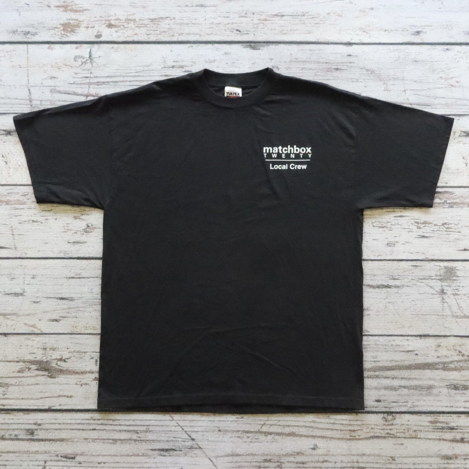 Vintage Matchbox Twenty Band Local Crew Tour Tshirt Size XL Black