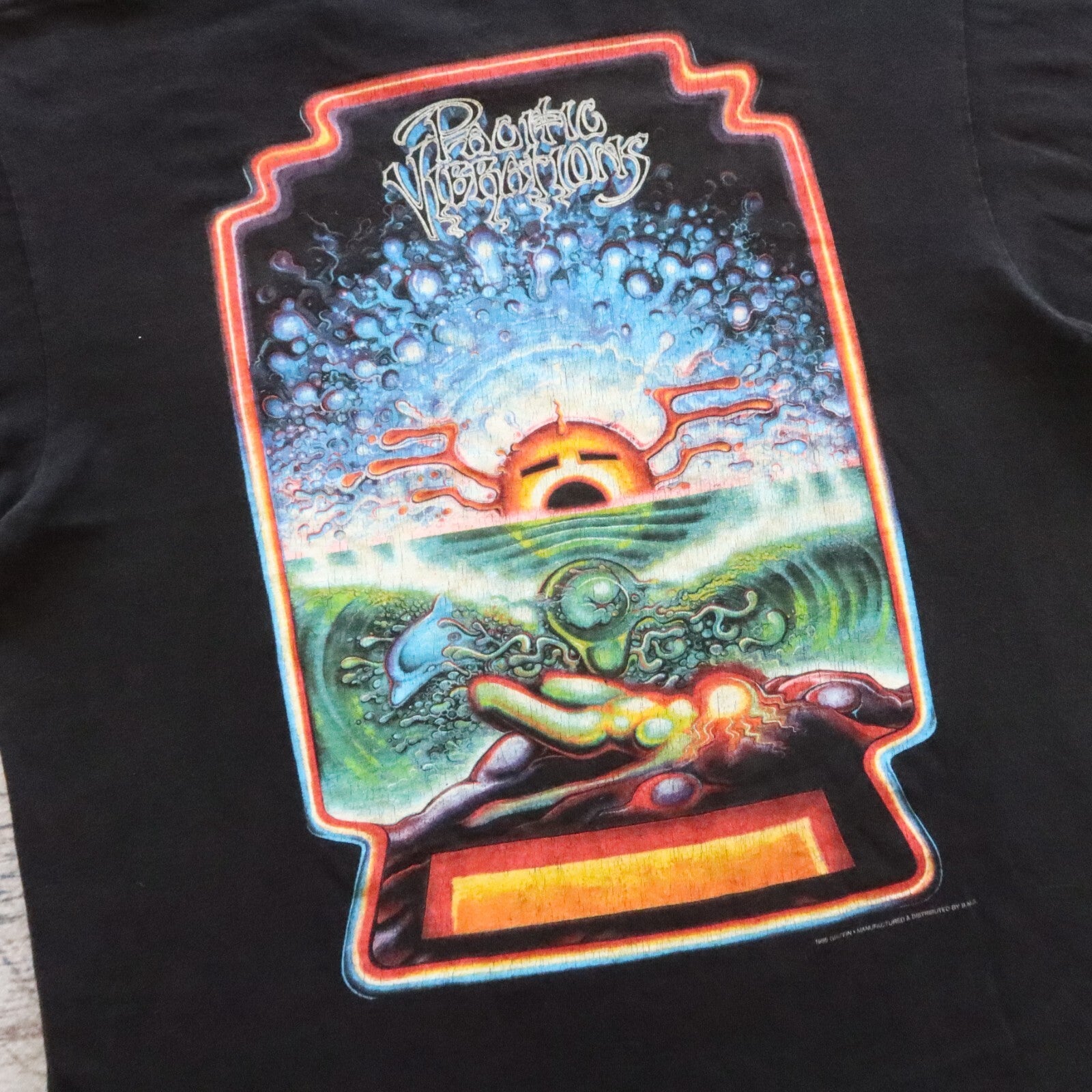Vintage Rick Griffin Pacific Vibrations Tshirt