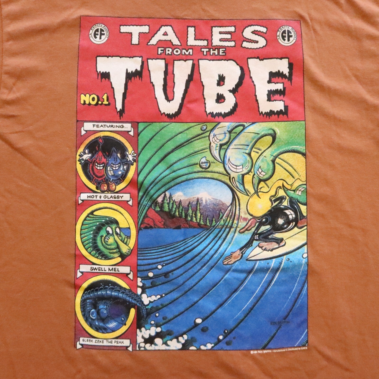 Vintage Rick Griffin Tales From The Tube Tshirt