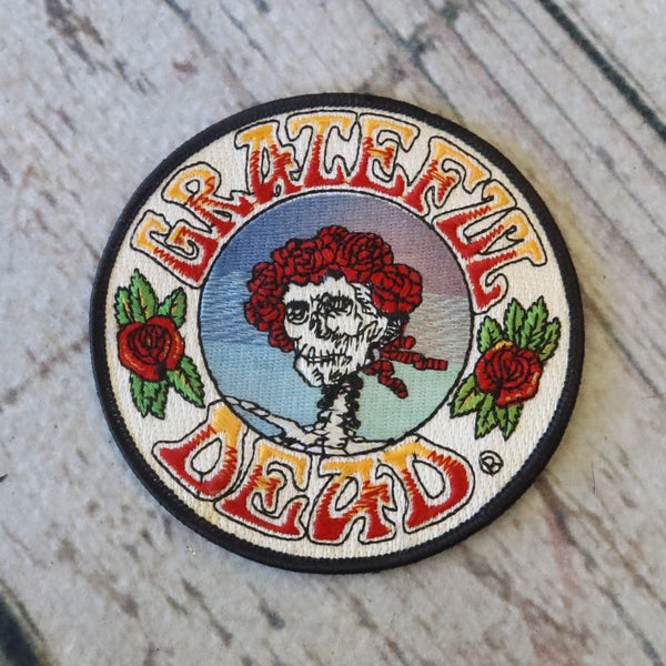 Vintage Grateful Dead Bertha Skull 4" Patch