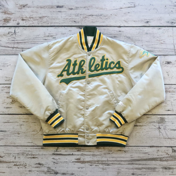 Vintage Oakland Athletics A's Satin Starter Jacket