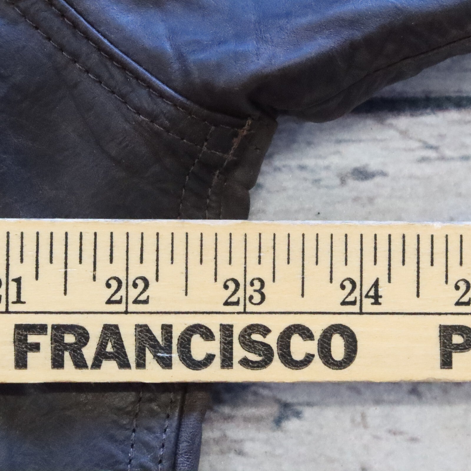 Vintage 90s Levis Sawtooth Pearl Snap Western Leather Shirt