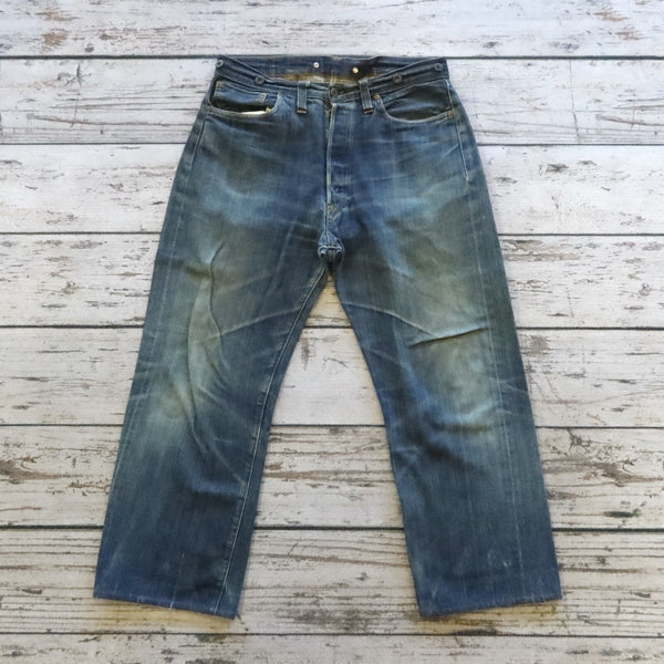 Vintage 90s Levis Early LVC 201 Selvedge Denim Jeans Size 36 Made in USA