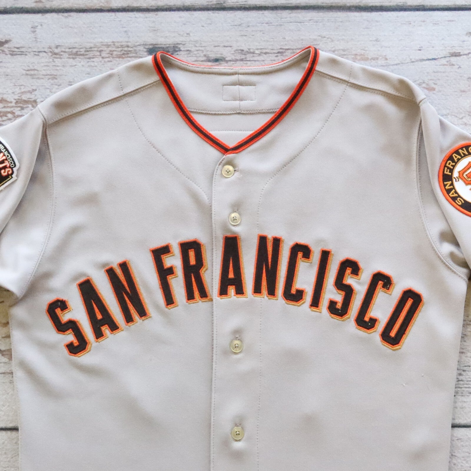 Vintage San Francisco Giants 50th Anniversary Baseball Jersey Sewn Authentic