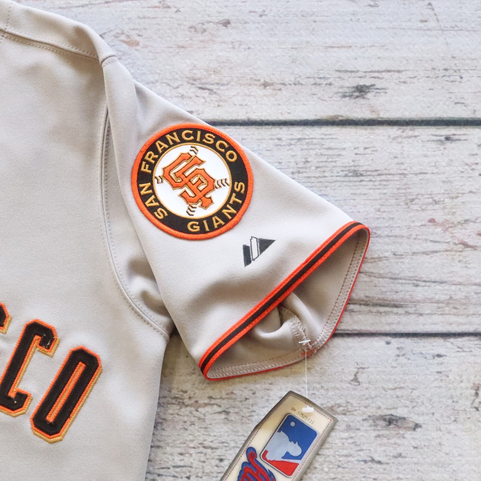 Vintage San Francisco Giants 50th Anniversary Baseball Jersey Sewn Authentic