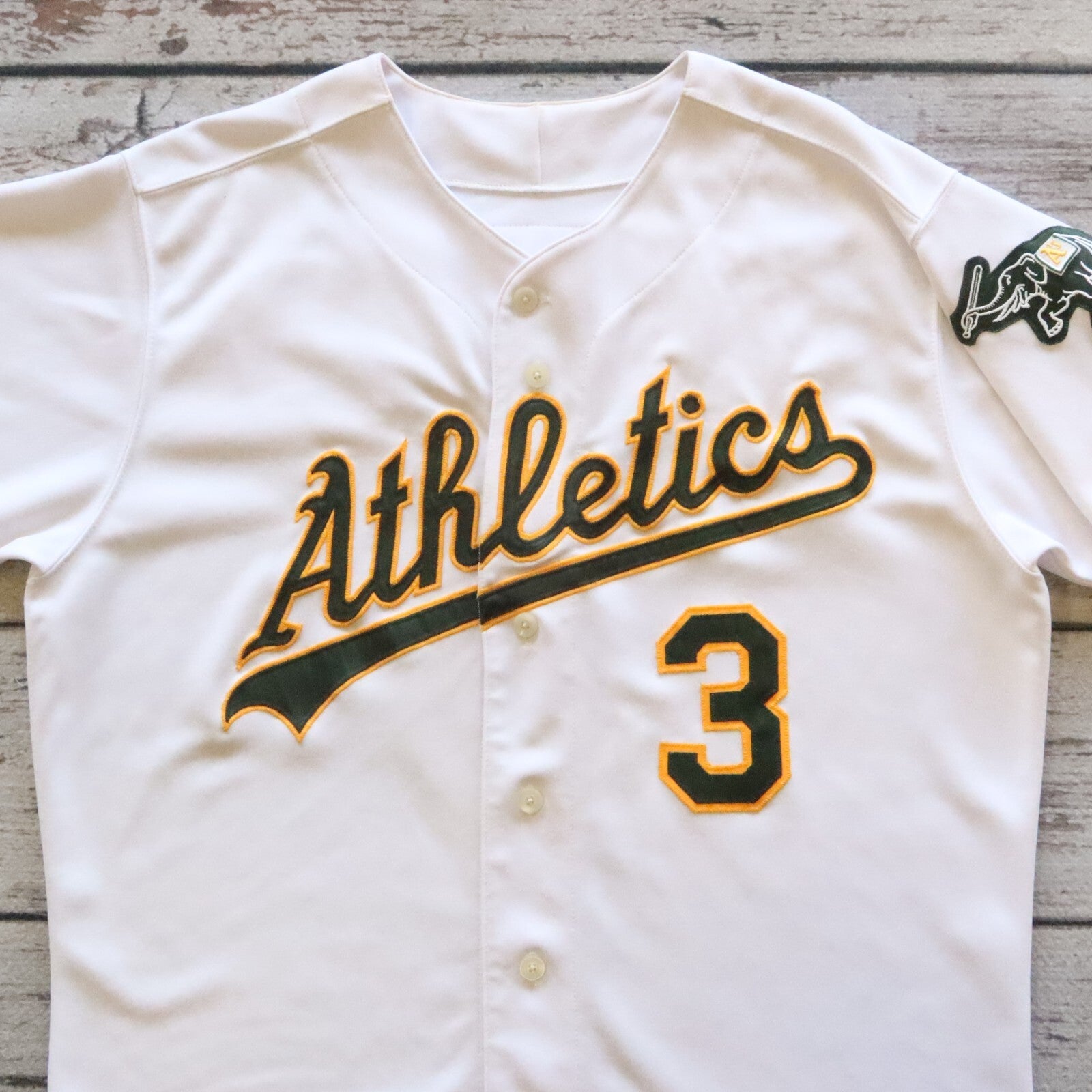 Vintage Oakland Athletics A's Baseball Jersey Majestic Sewn Authentic