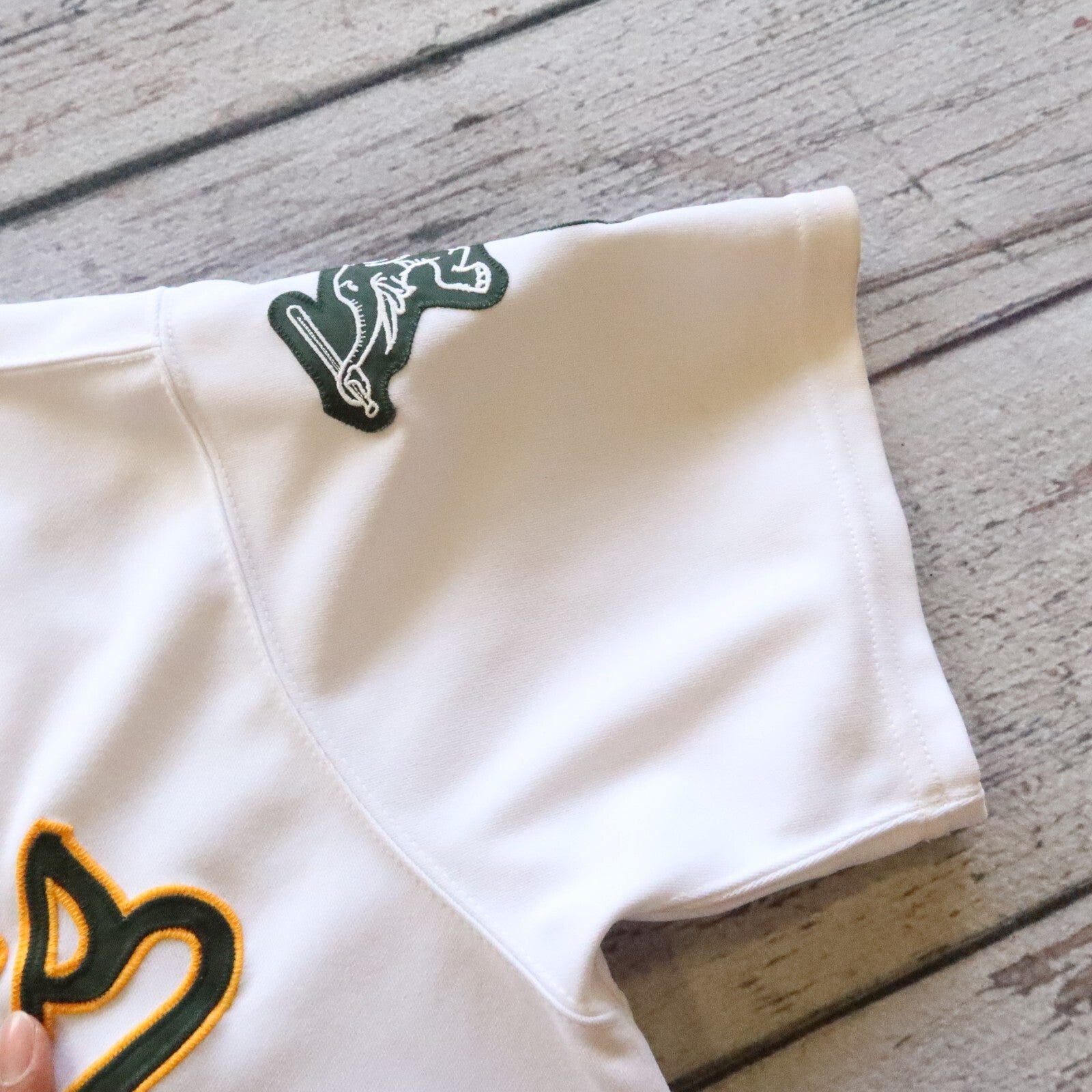 Vintage Oakland Athletics A's Baseball Jersey Majestic Sewn Authentic