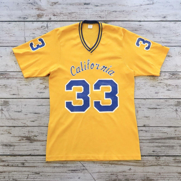 Vintage California Cal Berkeley Football Jersey Champion Made in USA Size L