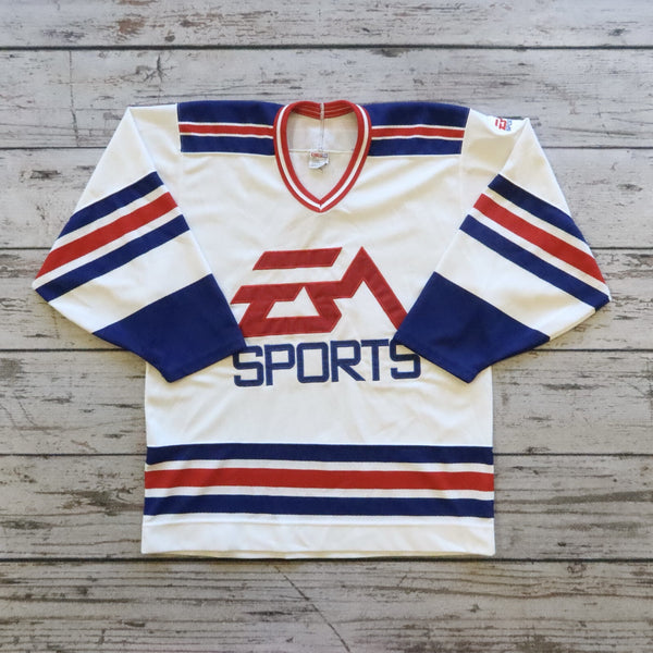 Vintage 90s EA Sports Hockey Jersey CCM Size M Tech
