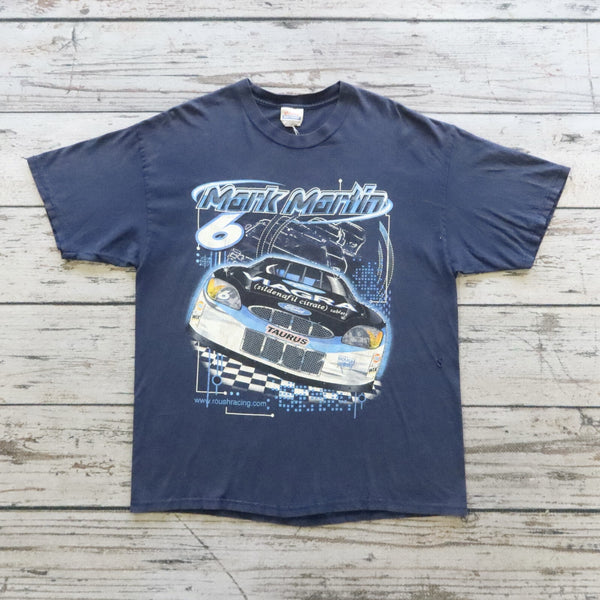 Vintage Mark Martin 6 Viagra Racing Team Tee TShirt Nascar Size XL