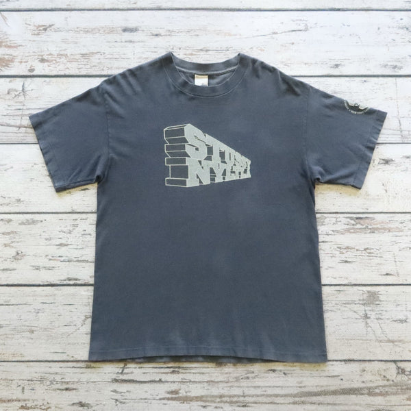 Vintage 90s Stussy NYLTLA Chapter Tshirt Size L Made in USA