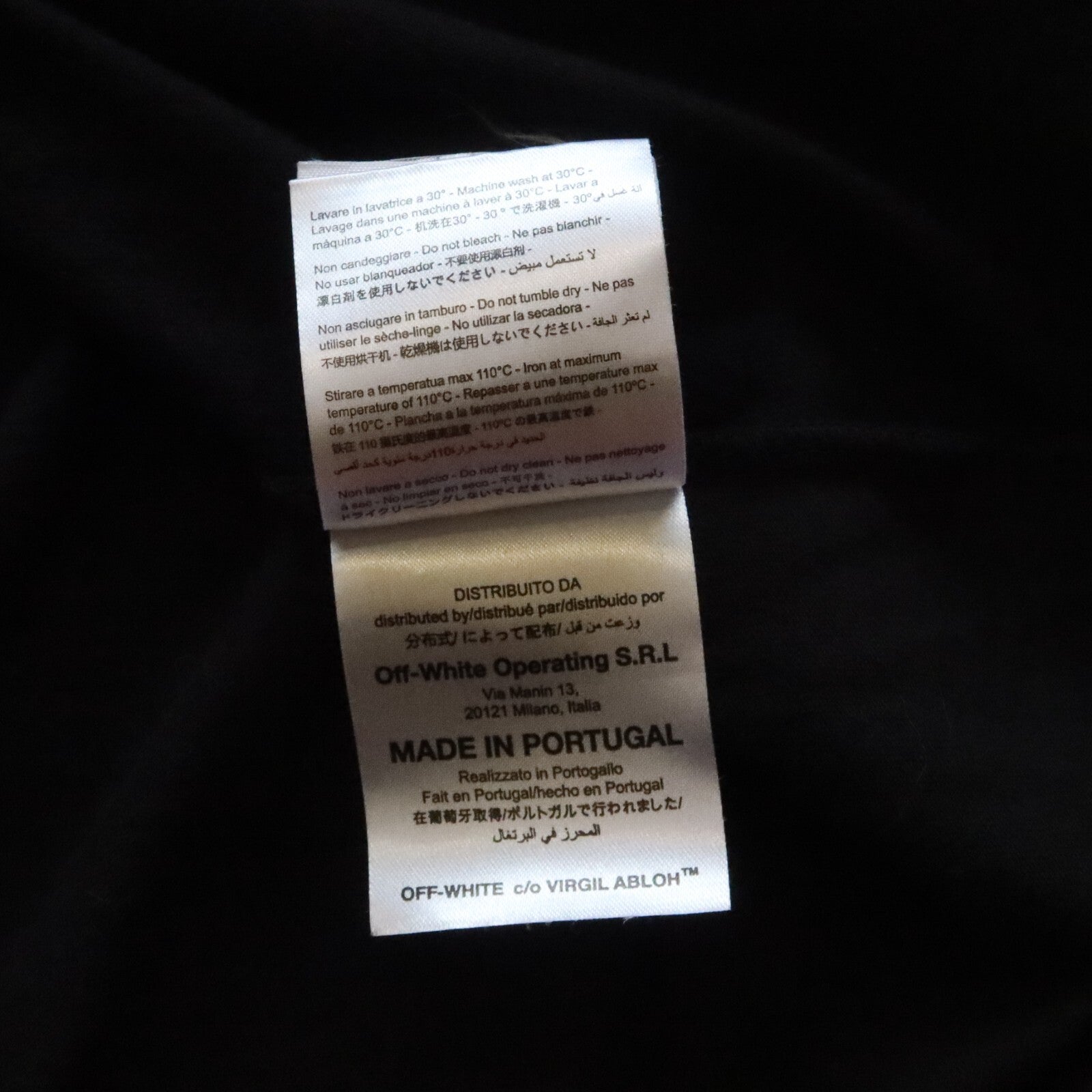 OFF Neck Tee OFF-WHITE c/o VIRGIL ABLOH Tshirt