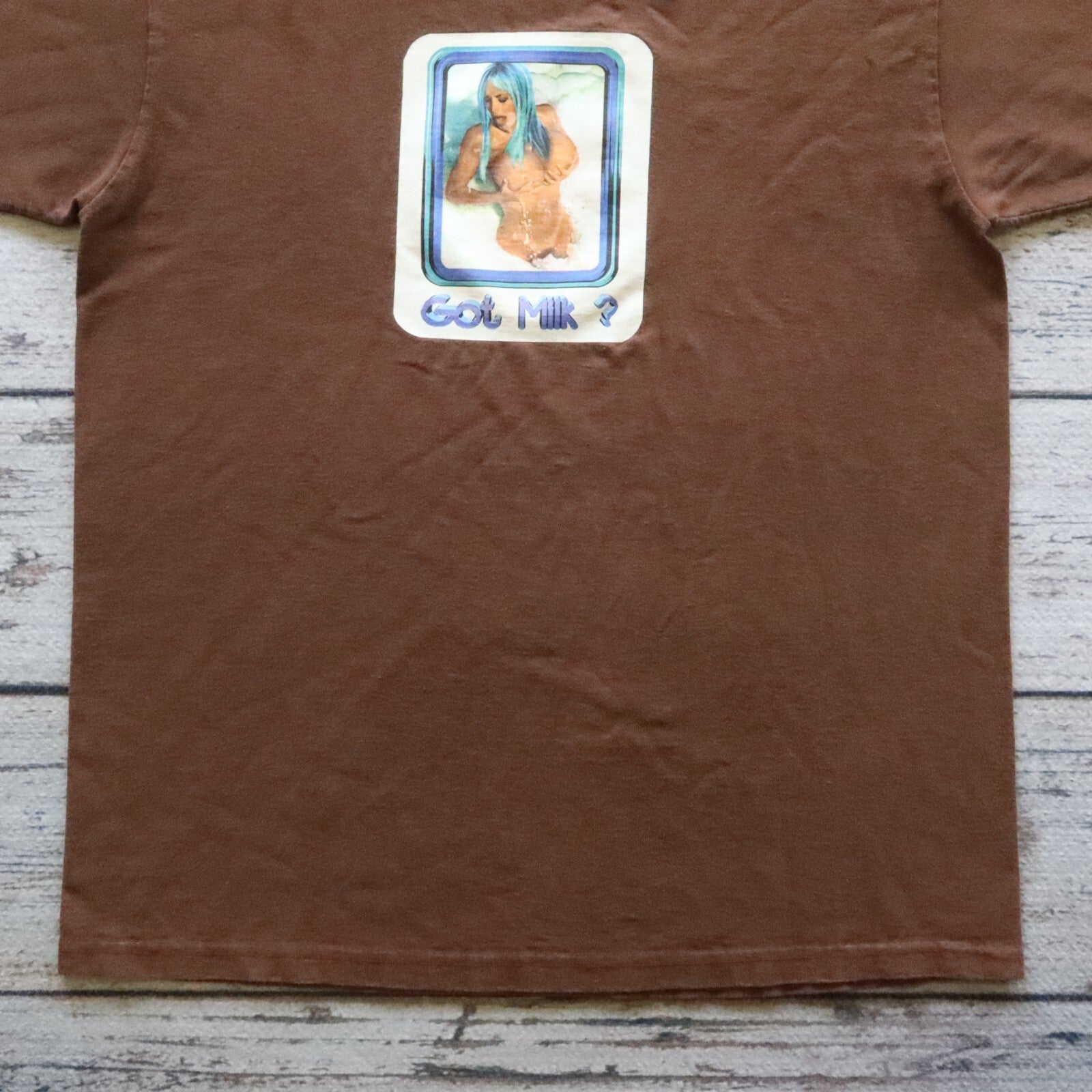 Vintage 90s Got Milk Photo Tshirt Single Stitch Rave