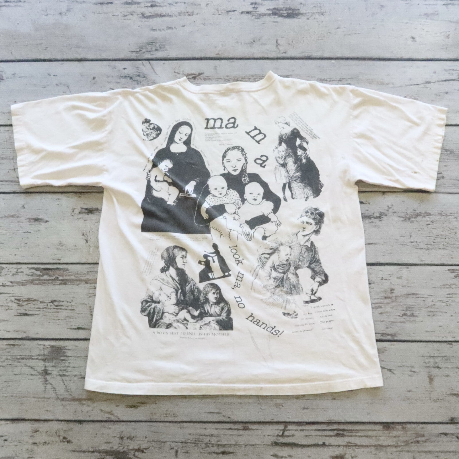 Vintage 90s Mothers Know Best Anthony Perkings Tshirt Single Stitch