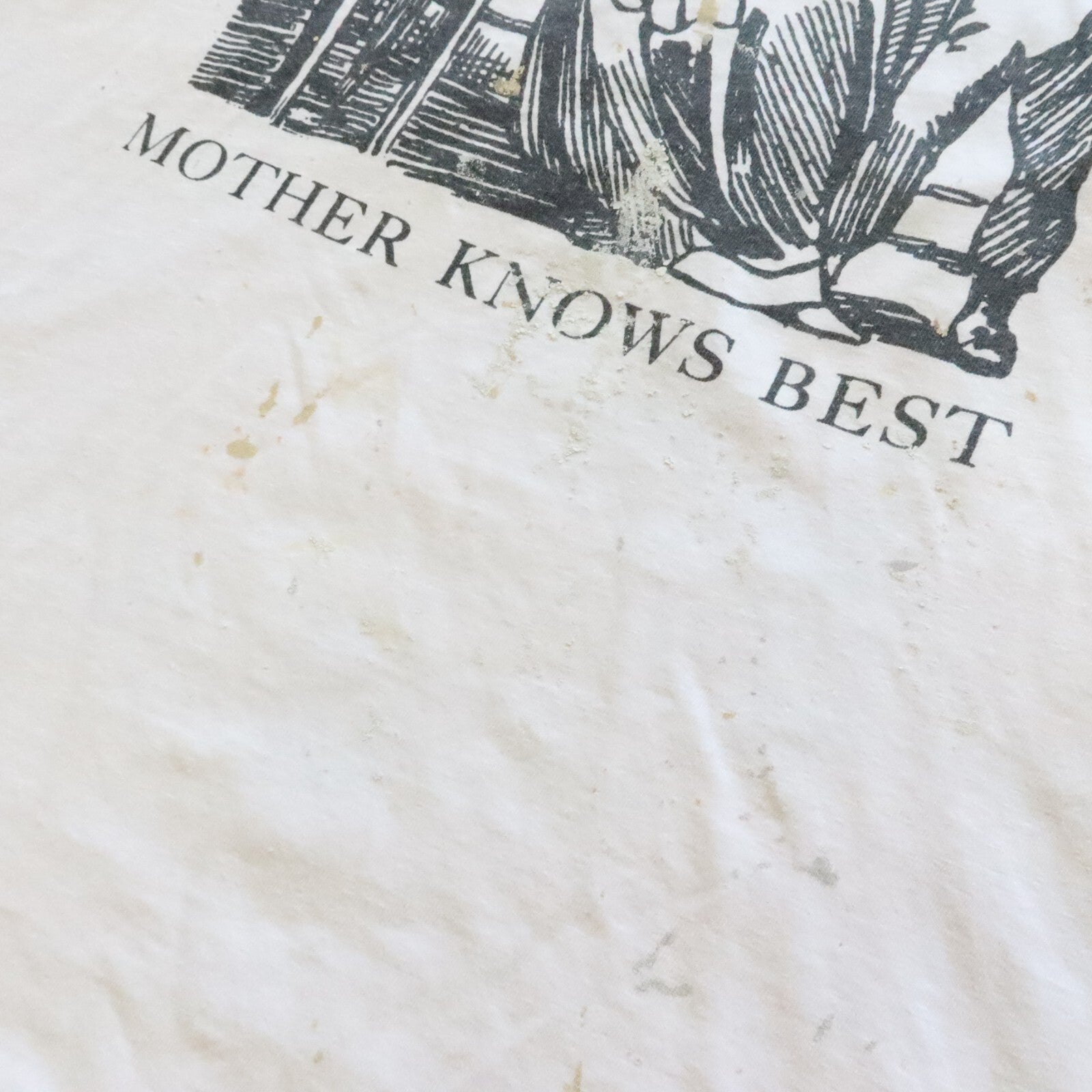 Vintage 90s Mothers Know Best Anthony Perkings Tshirt Single Stitch