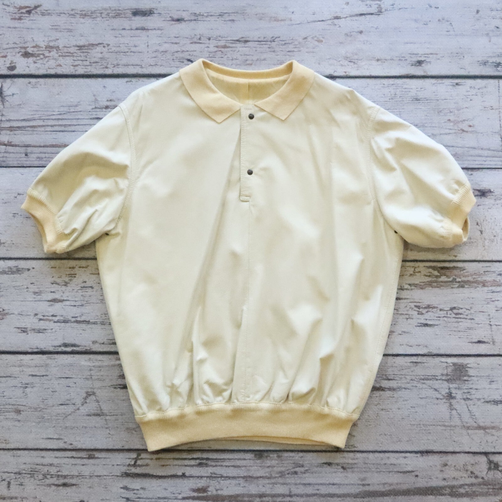 Vintage Bally Of Switzerland Leather Shirt Made in Italy Size M