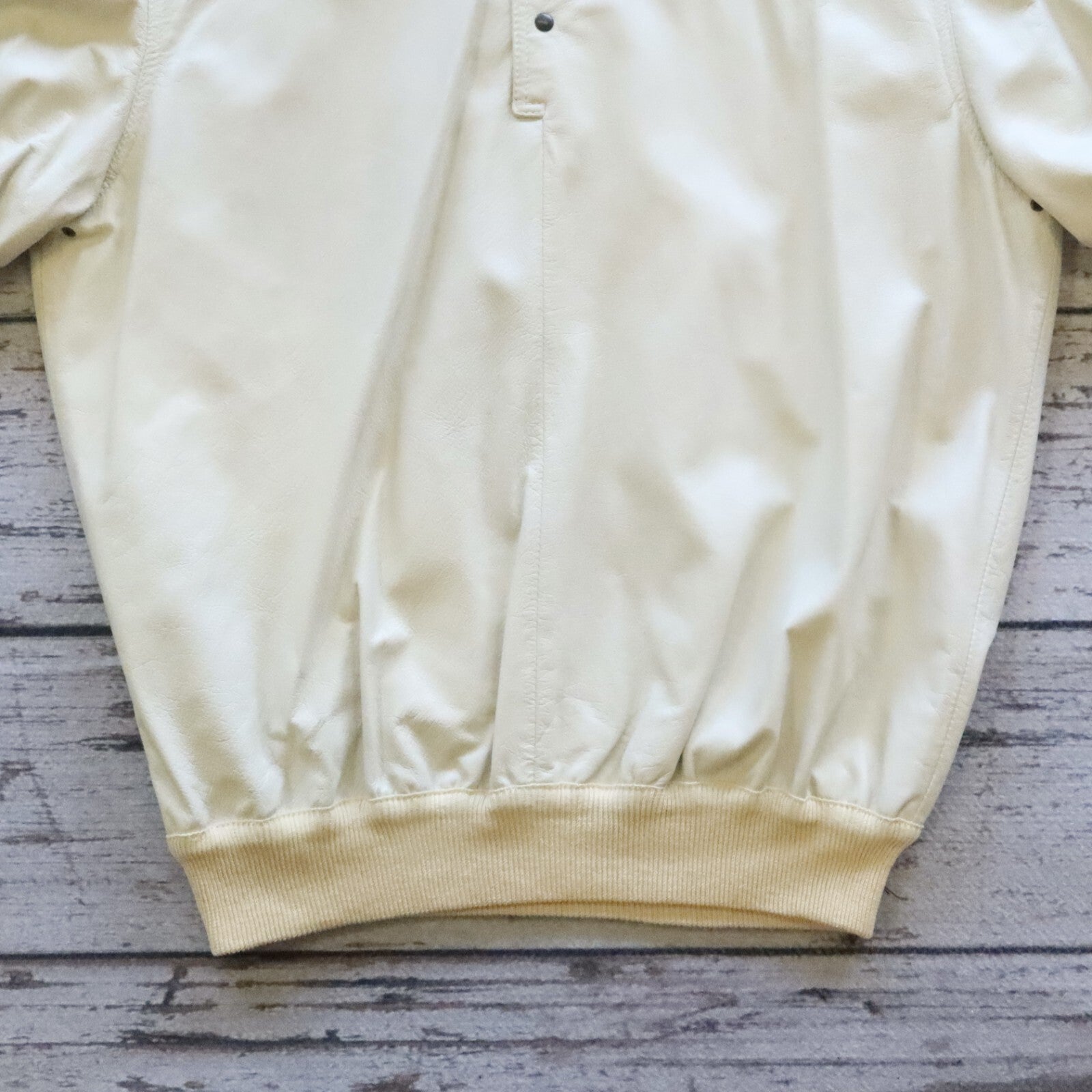 Vintage Bally Of Switzerland Leather Shirt Made in Italy Size M