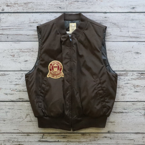 Vintage San Francisco Muni Work Vest Blauer Size M 40-42 Deadstock
