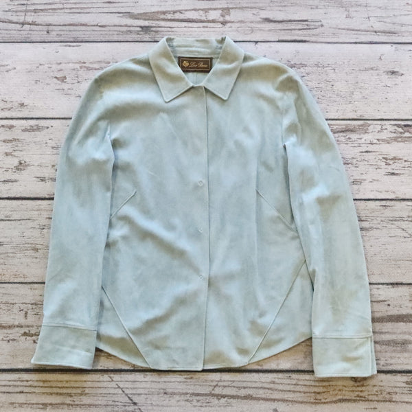 VTG Loro Piana Suede Leather Jacket Size 46