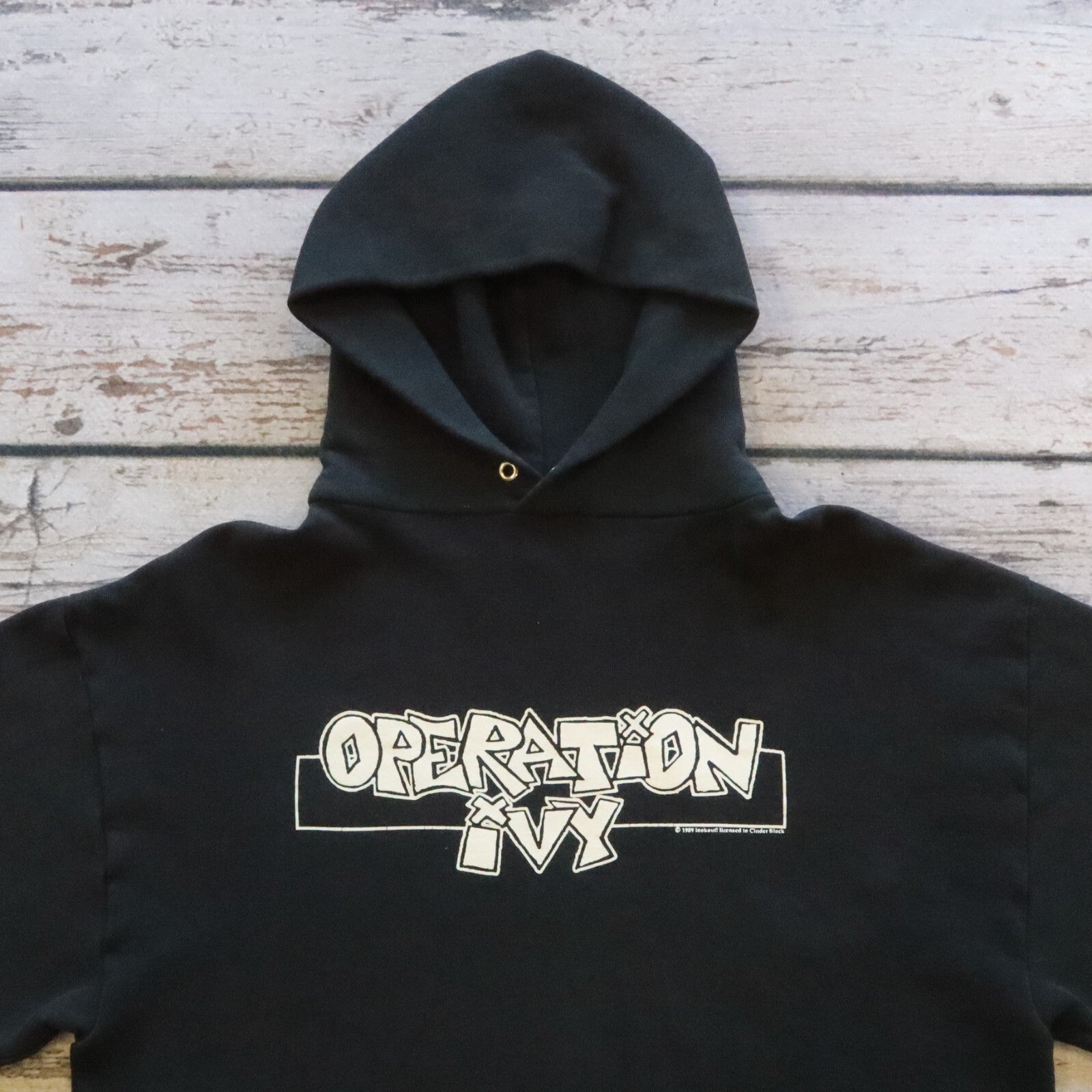 Vintage 80s Operation Ivy Punk Rock Band Pullover Hoodie Sweatshirt Made in USA